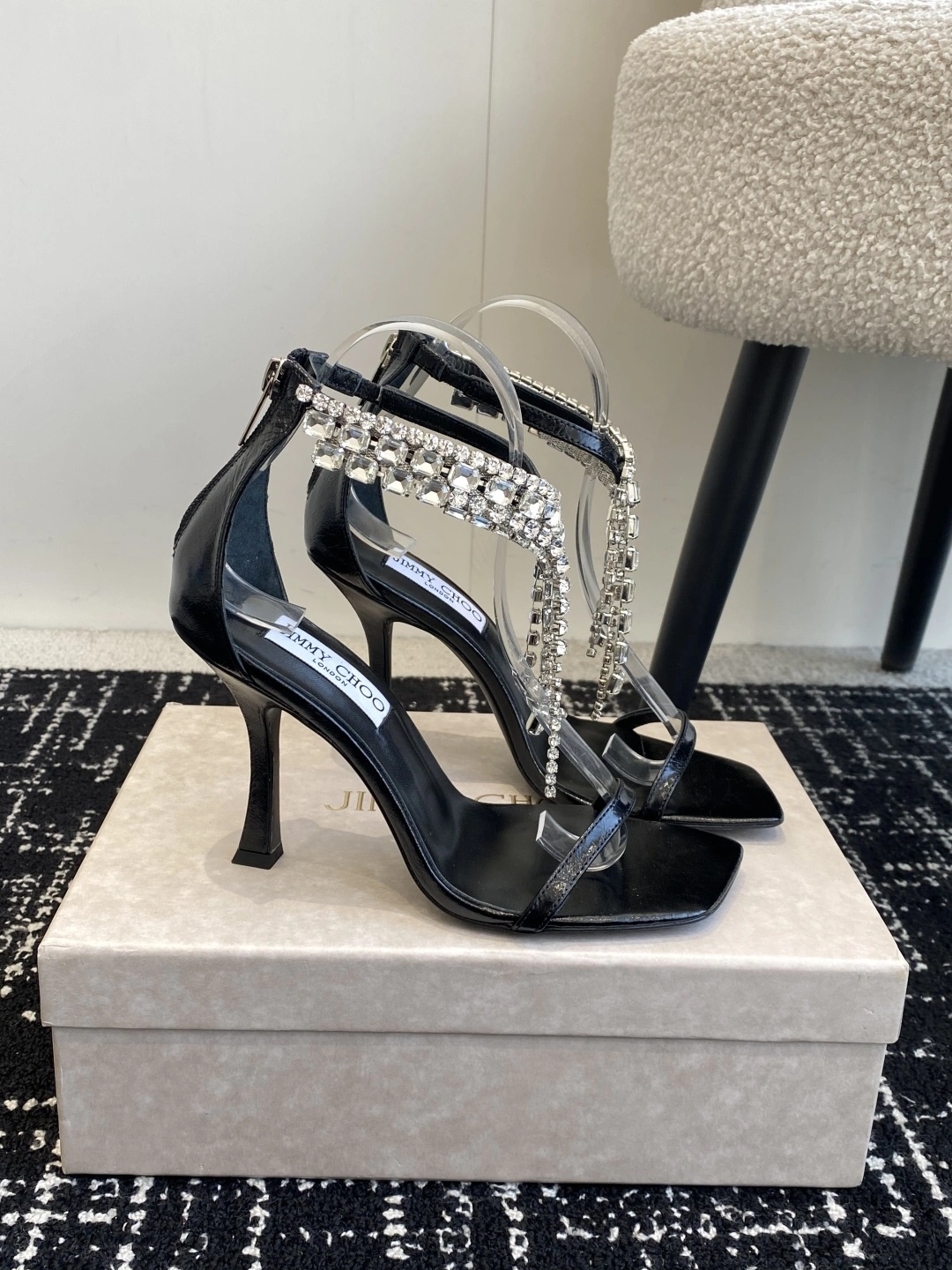 COCO--Ji77y 3ho5 VERITYSANDAL100BYK lambskin Heel height：9.5cm item:E-X000C0494H
